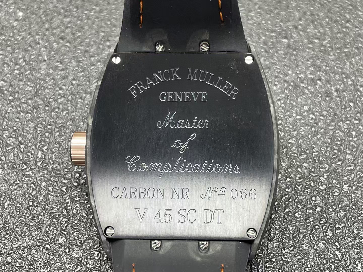 Franck Muller Vanguard Automatic Black Dial Mens Watch V45SCDTCARBONNR(CAR5N5N