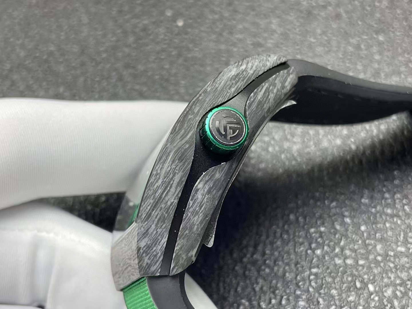 Franck Muller Vanguard Classic Carbon Black Dial Watch, 44mm x 53.7mm