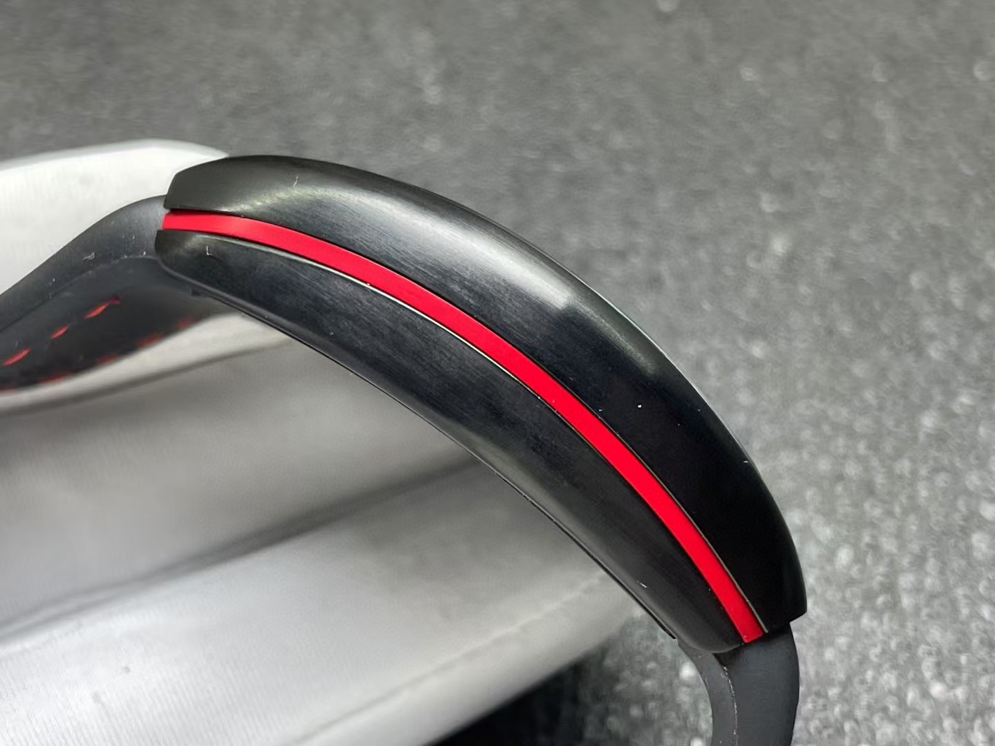 Franck Muller  Vanguard Black Titanium Red Markers Rubber Strap Men's Watch V 45 SC DT TT NR BR NR-RED