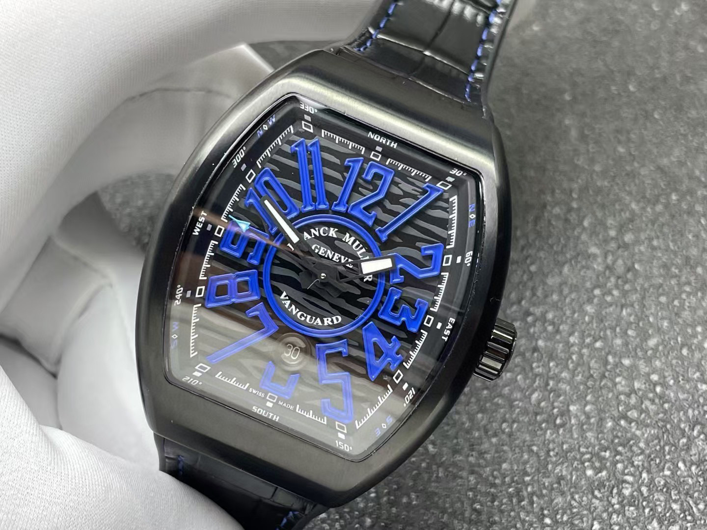 Franck Muller Vanguard 44MM Forged Carbon Automatic V45SCCBNRCARBBL