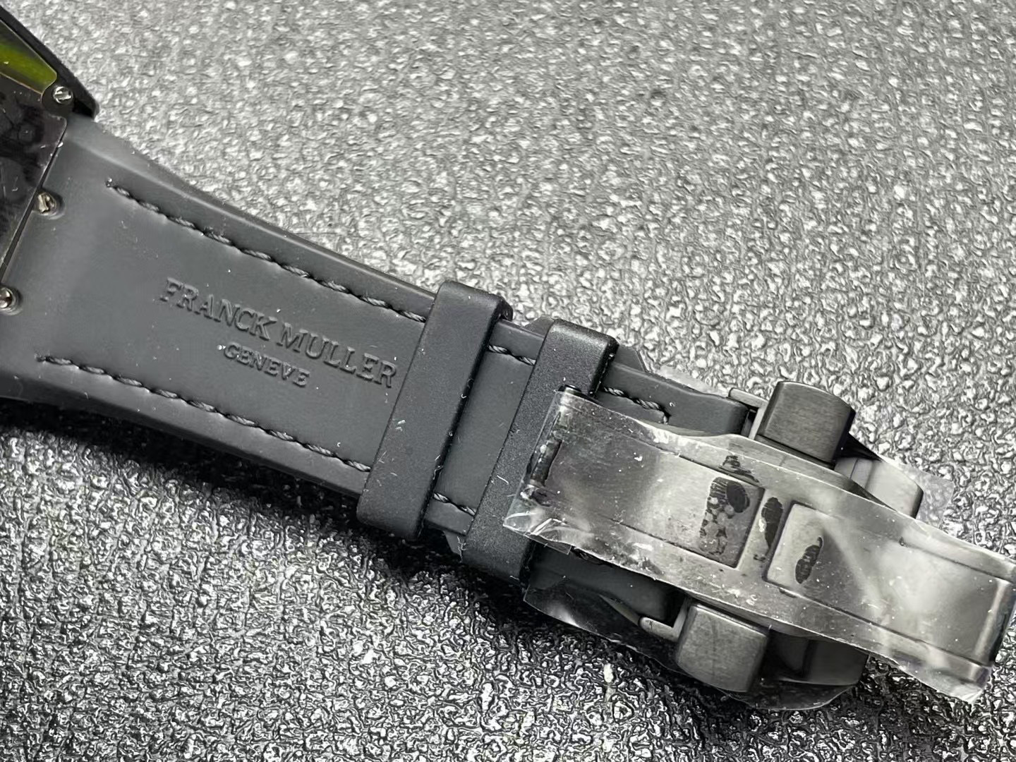 Franck Muller Vanguard Loes Van Delft V43 SC LVD Skull Limited Edition Watch rough black border