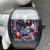 Franck Muller Vanguard Loes Van Delft V43 SC LVD Skull Limited Edition Watch rough black border