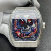 Franck Muller Vanguard Loes Van Delft Skull silver white border