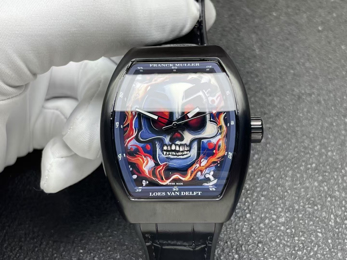 Top watch 00269 Franck Muller Vanguard Loes Van Delft Skully Limited Edition