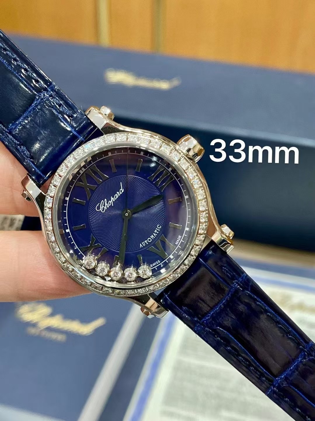 Chopard Happy Sport Blue Women’s Watch – 278573-3008