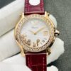 Chopard Happy Sport 18k Rose Gold and Diamond Watch