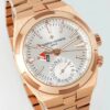 Vacheron Constantin Overseas Dual Time 7900V/000R-B336 Rose Gold Silver Dial
