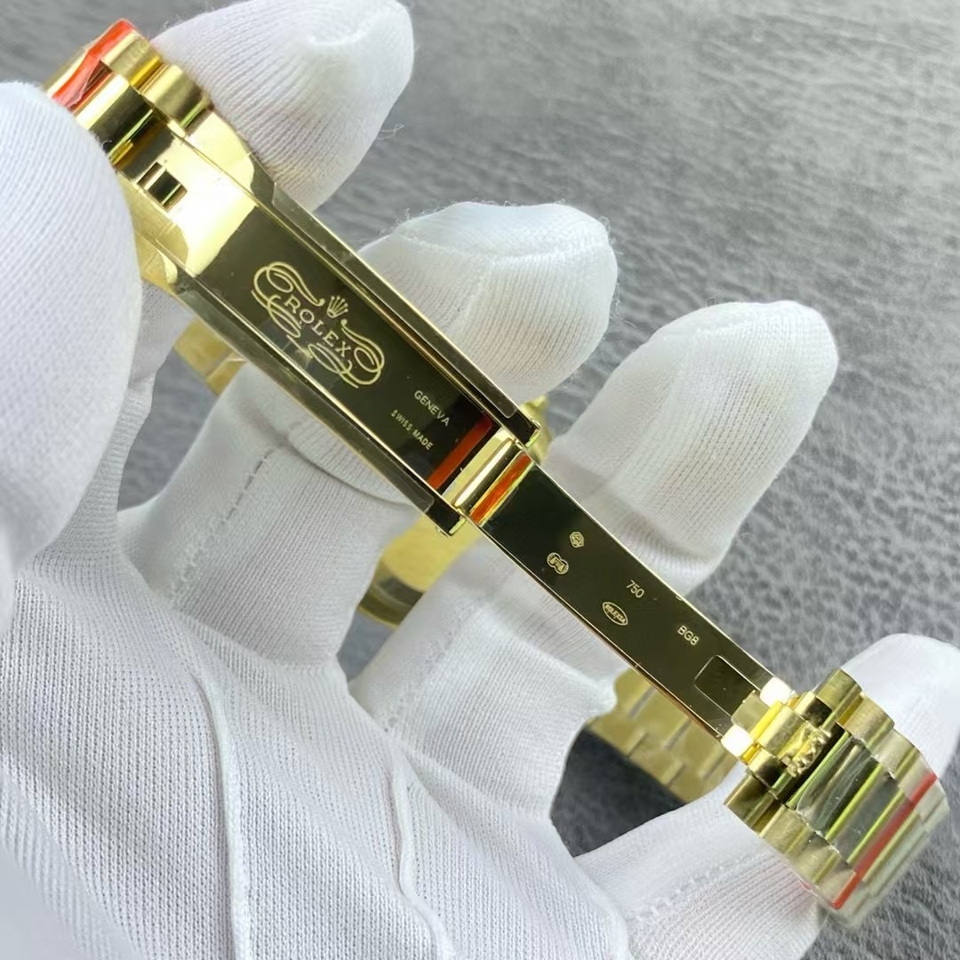 Rolex 18038 Day Date 36 Onyx Dial 1979 Vintage Factory Service Yellow Gold Black