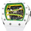 Top watch 00929 Richard Mille RM61-01 Yohan Blake White Ceramic Replica Watch Top Grade 43x50mm