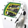 Top watch 00929 Richard Mille RM61-01 Yohan Blake White Ceramic Replica Watch Top Grade 43x50mm