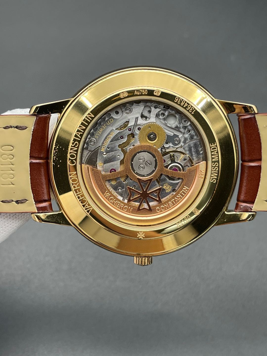 Top watch 01029 Vacheron Constantin Patrimony 85180/000J-9231 Yellow gold