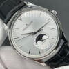 JLC JAEGER LECOULTRE Master Ultra Thin Moon 39 Q1368420 Silver Dial - Pre Owned