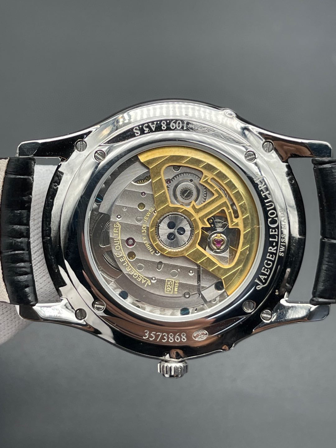 JLC JAEGER LECOULTRE Master Ultra Thin Moon 39 Q1368420 Silver Dial - Pre Owned