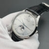 JLC JAEGER LECOULTRE Master Ultra Thin Moon 39 Q1368420 Silver Dial - Pre Owned