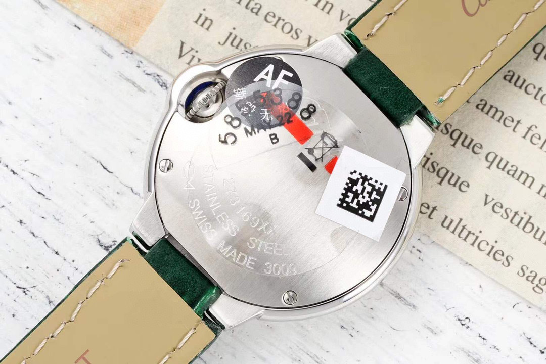 Cartier Ballon Bleu 40mm Watch, Dark Green Dial