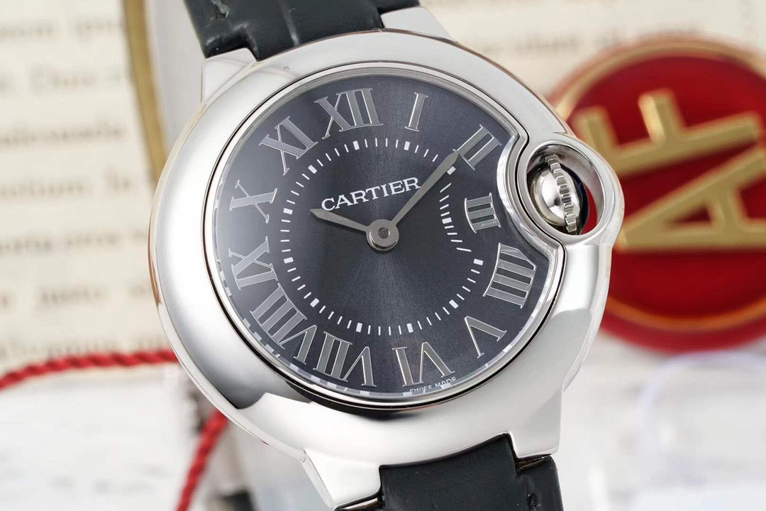 Cartier Ballon Bleu Automatic StainlessSteel 42mm Black Dial Mens Watch WSBB0003