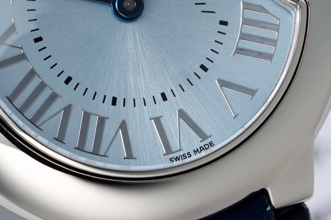 Cartier Ballon Bleu Steel Silver Color Dial 28mm Quartz Women’s Watch W69010Z4