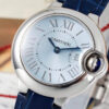 Cartier Ballon Bleu Steel Silver Color Dial 28mm Quartz Women’s Watch W69010Z4