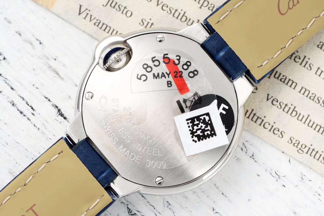 Cartier Ballon Bleu Steel Silver Color Dial 28mm Quartz Women’s Watch W69010Z4