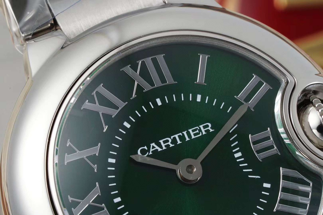 Cartier Ballon Bleu 40mm Watch, Dark Green Dial