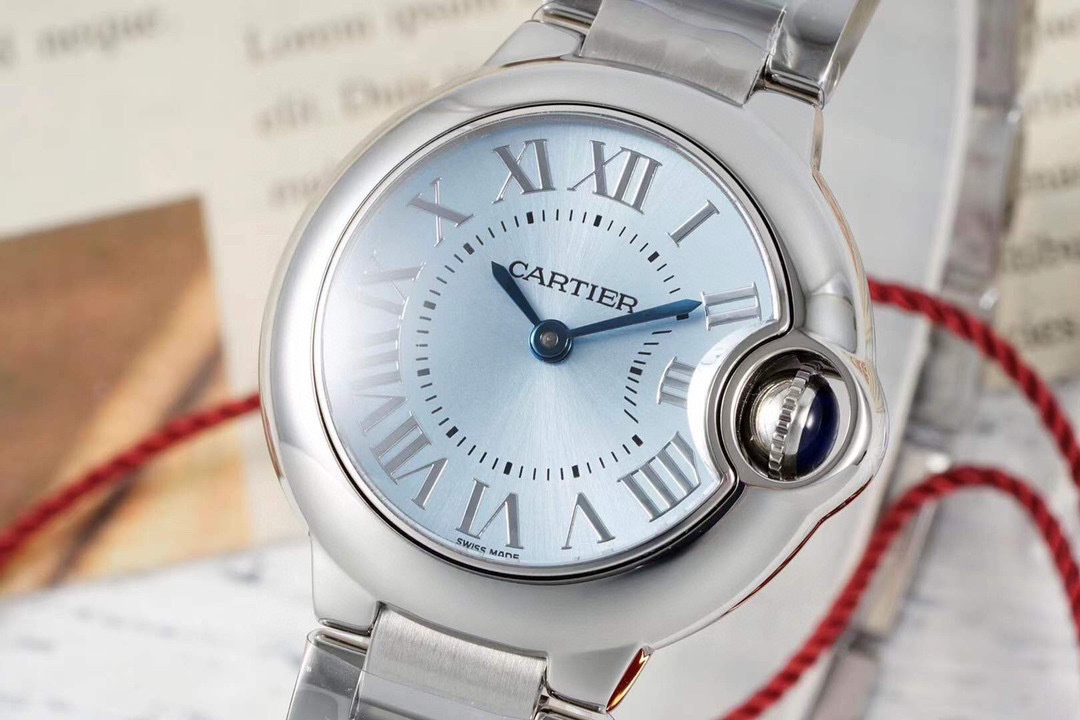 Cartier Ballon Bleu De Cartier Watch 33mm, Automatic Movement, Steel WSBB0062
