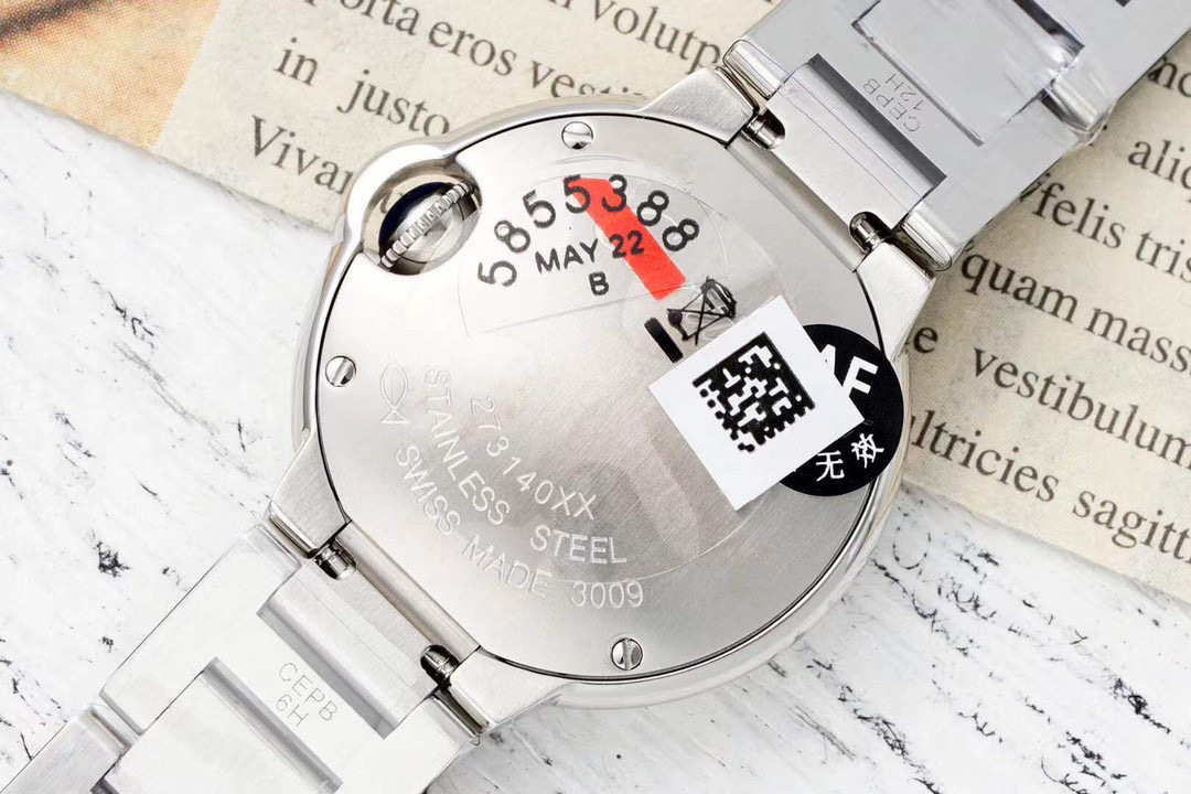 Cartier Ballon Bleu De Cartier Watch 33mm, Automatic Movement, Steel WSBB0062