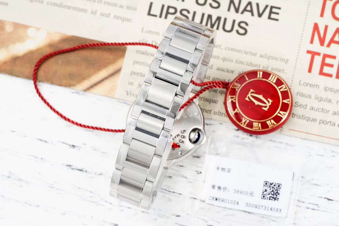 Cartier Ballon Bleu De Cartier Watch 33mm, Automatic Movement, Steel WSBB0062