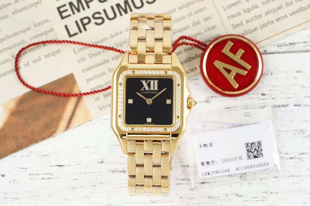 Cartier Panthere de Cartier Small Quartz Black Dial Diamond Bezel 18K Yellow Gold Women’s Watch WJPN0053 Cartier Panthere de Cartier Small Quartz Black Dial Diamond Bezel 18K Yellow Gold Women’s Watch WJPN0053