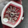 Franck Muller Vanguard Yachting Red Dial Watch, 42.5mm x 52.7mm