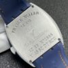 Franck Muller Vanguard V45 White Ceramic Blue Dial Orange