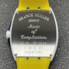 Franck Muller Vanguard V45 White Ceramic Case Yellow