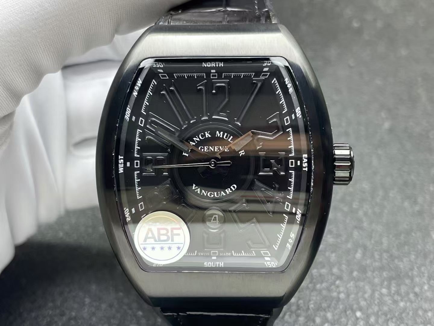 FRANCK MULLER | VANGUARD, REFERENCE TT NR BR NR A DLC-COATED TITANIUM WRISTWATCH WITH DATE, CIRCA 2017