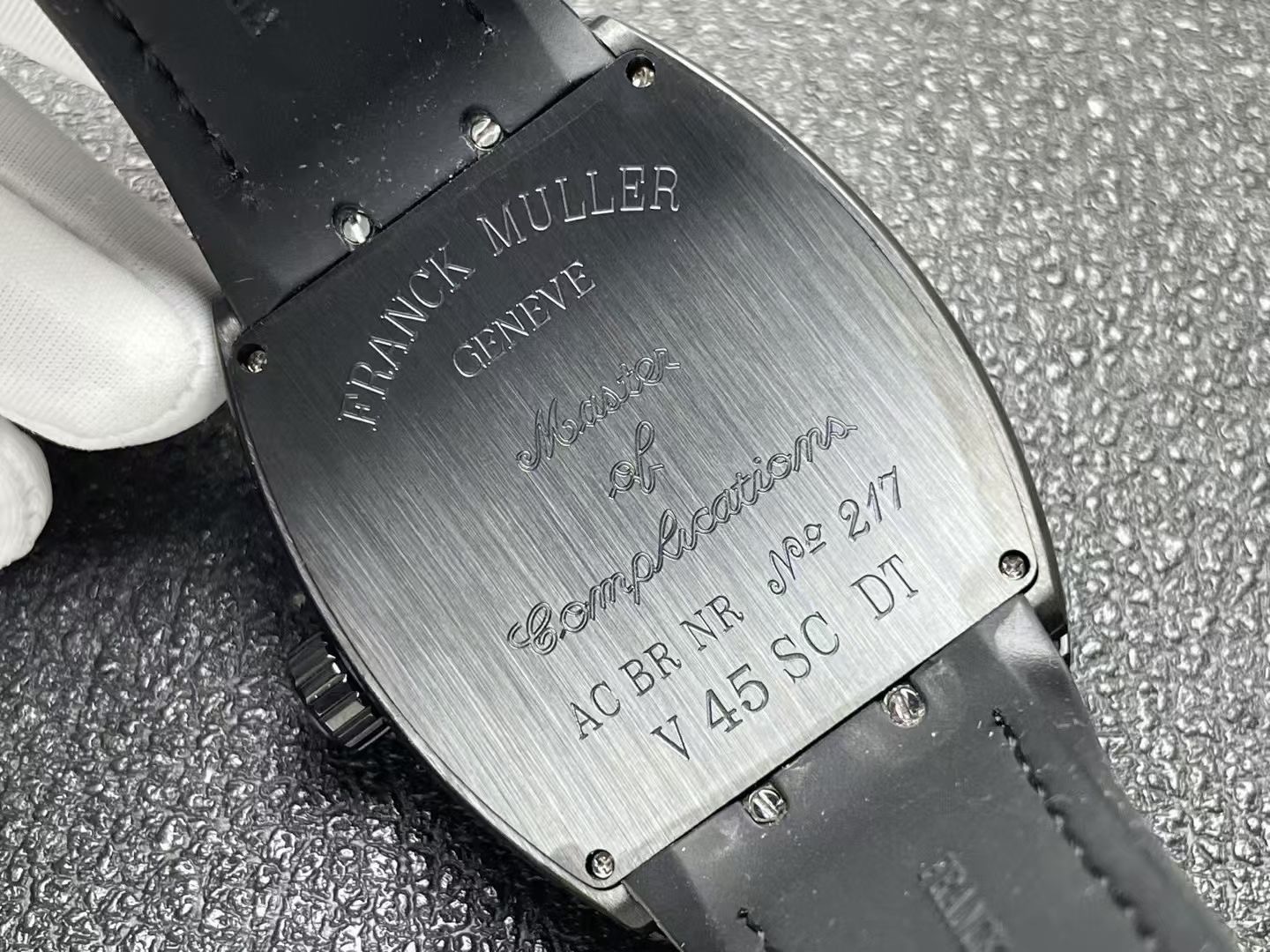 FRANCK MULLER | VANGUARD, REFERENCE TT NR BR NR A DLC-COATED TITANIUM WRISTWATCH WITH DATE, CIRCA 2017