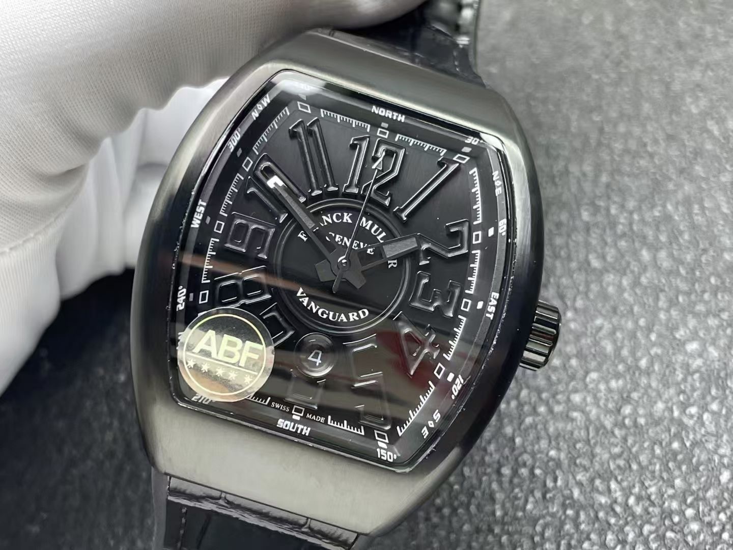FRANCK MULLER | VANGUARD, REFERENCE TT NR BR NR A DLC-COATED TITANIUM WRISTWATCH WITH DATE, CIRCA 2017