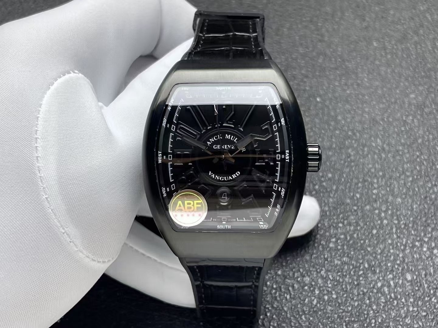 FRANCK MULLER | VANGUARD, REFERENCE TT NR BR NR A DLC-COATED TITANIUM WRISTWATCH WITH DATE, CIRCA 2017