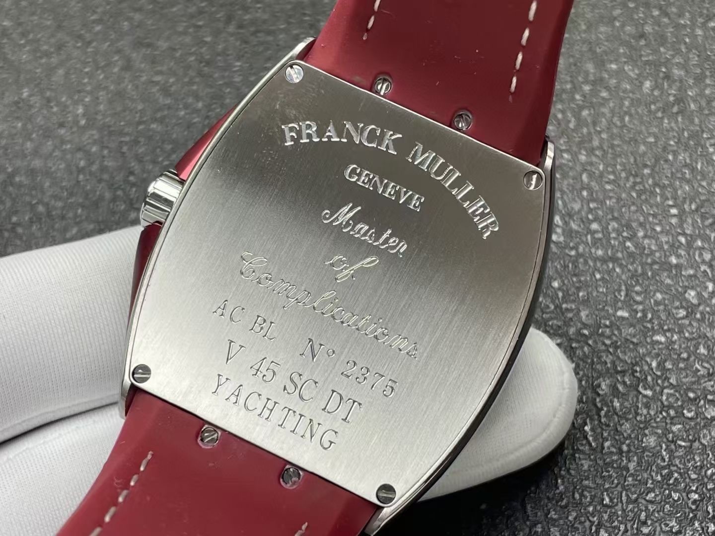 Franck Muller Vanguard Automatic Vanguard Yachting Burgundy