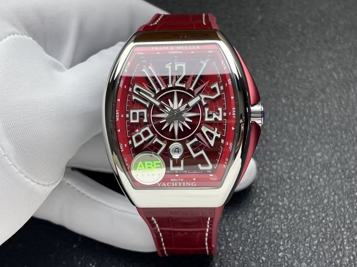 Franck Muller Vanguard Automatic Vanguard Yachting Burgundy