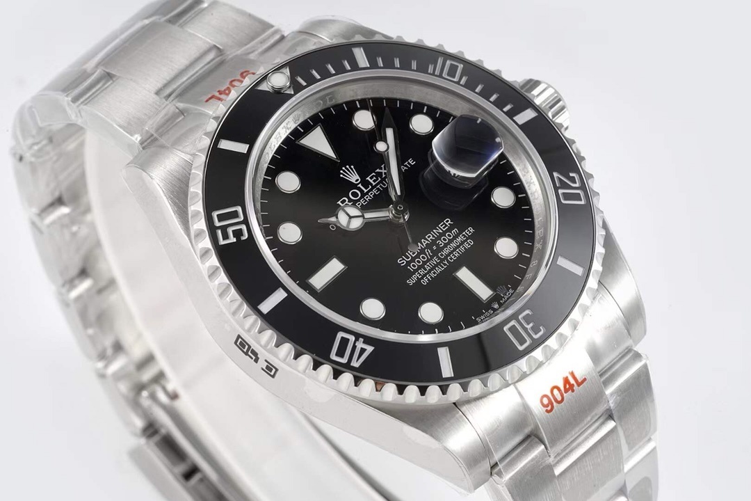 Watch00079 Rolex Submariner 41mm Date Steel Ceramic Black Dial Automatic Watch 126610LN