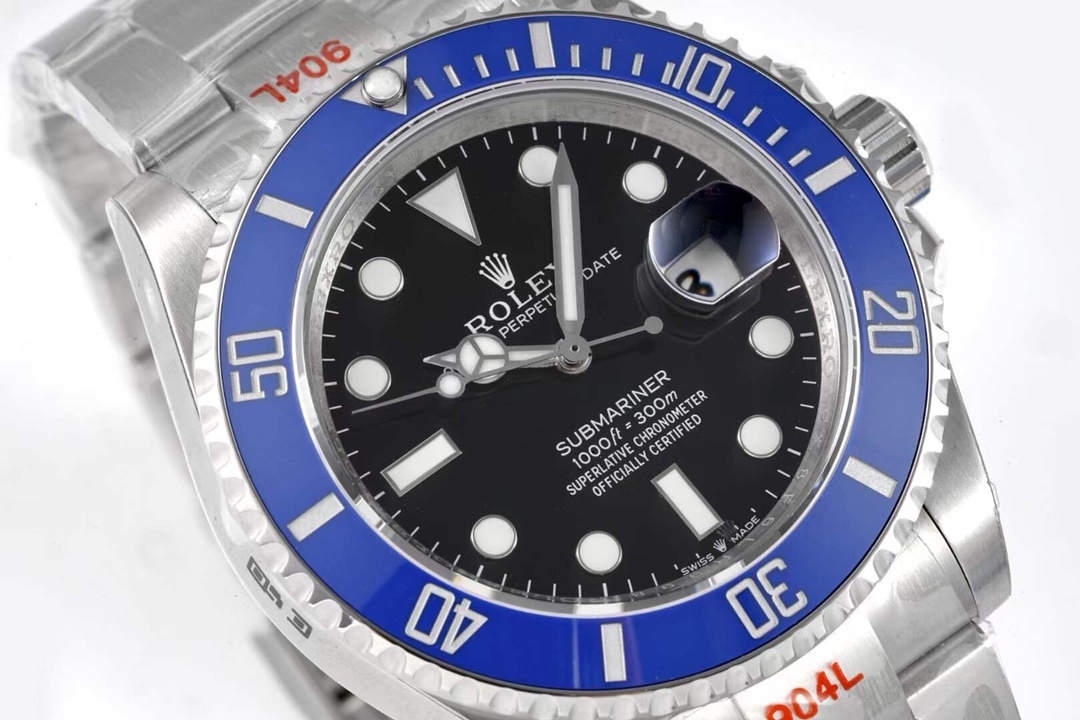 Watch00089 Rolex Submariner 41mm 126610 Superior Blue Ceramic Bezel 4 18k White Gold 126619