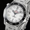 Omega Seamaster Diver 300m Co-Axial Master Chronometer 42mm blanc 210.30.42.20.04.001 acier blanc 42mm, avec bracelet en acier