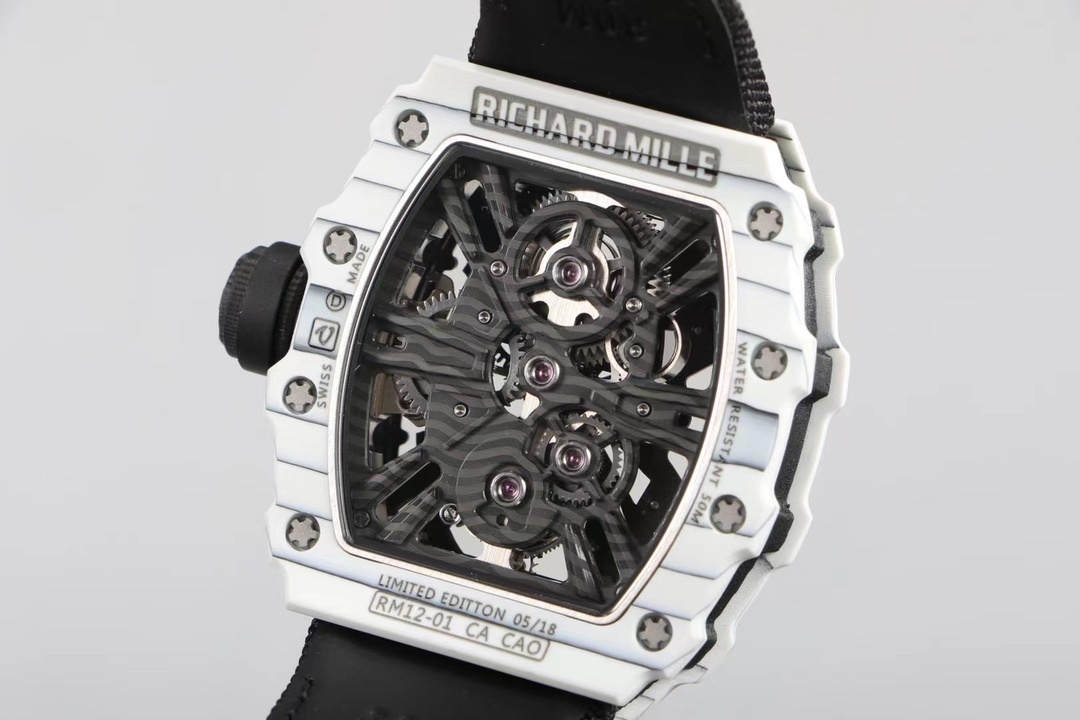 Richard Mille RM12-01 Tourbillon white Quartz TPT Limited Edition /18