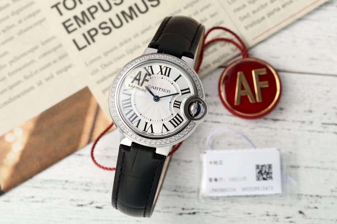 Ballon Bleu De Cartier 42mm Silver Dial Diamond Watch Ref Ballon Bleu De Cartier 42mm Silver Dial Diamond Watch Ref