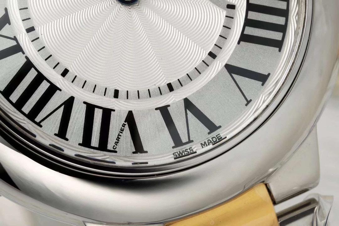 Cartier Ballon Bleu De Cartier Watch, 33mm, Mechanical Movement With Automatic Winding, Yellow Gold, Steel W2BB0029