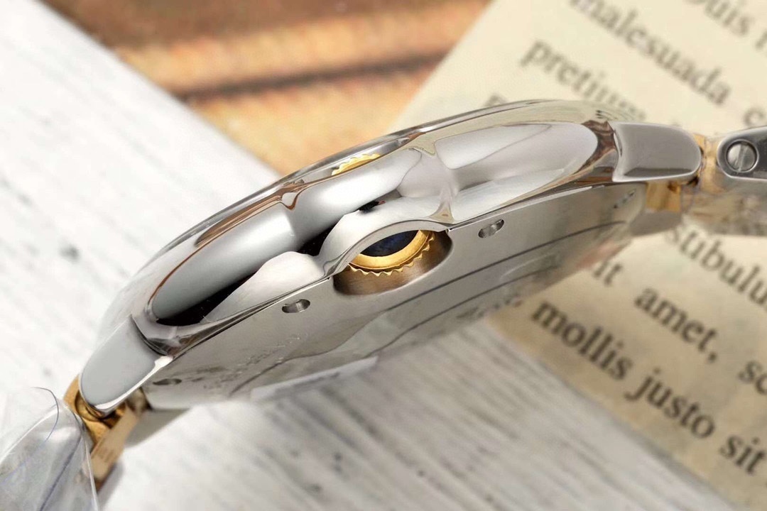 Cartier Ballon Bleu De Cartier Watch, 33mm, Mechanical Movement With Automatic Winding, Yellow Gold, Steel W2BB0029