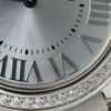 Cartier W4BB0016 Ballon Bleu Silver Flinque Sunray Dial Ladies Watch