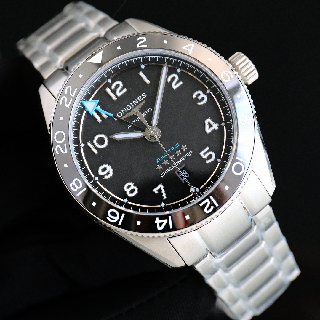 Longines Spirit Zulu Time L38124536 42 mm