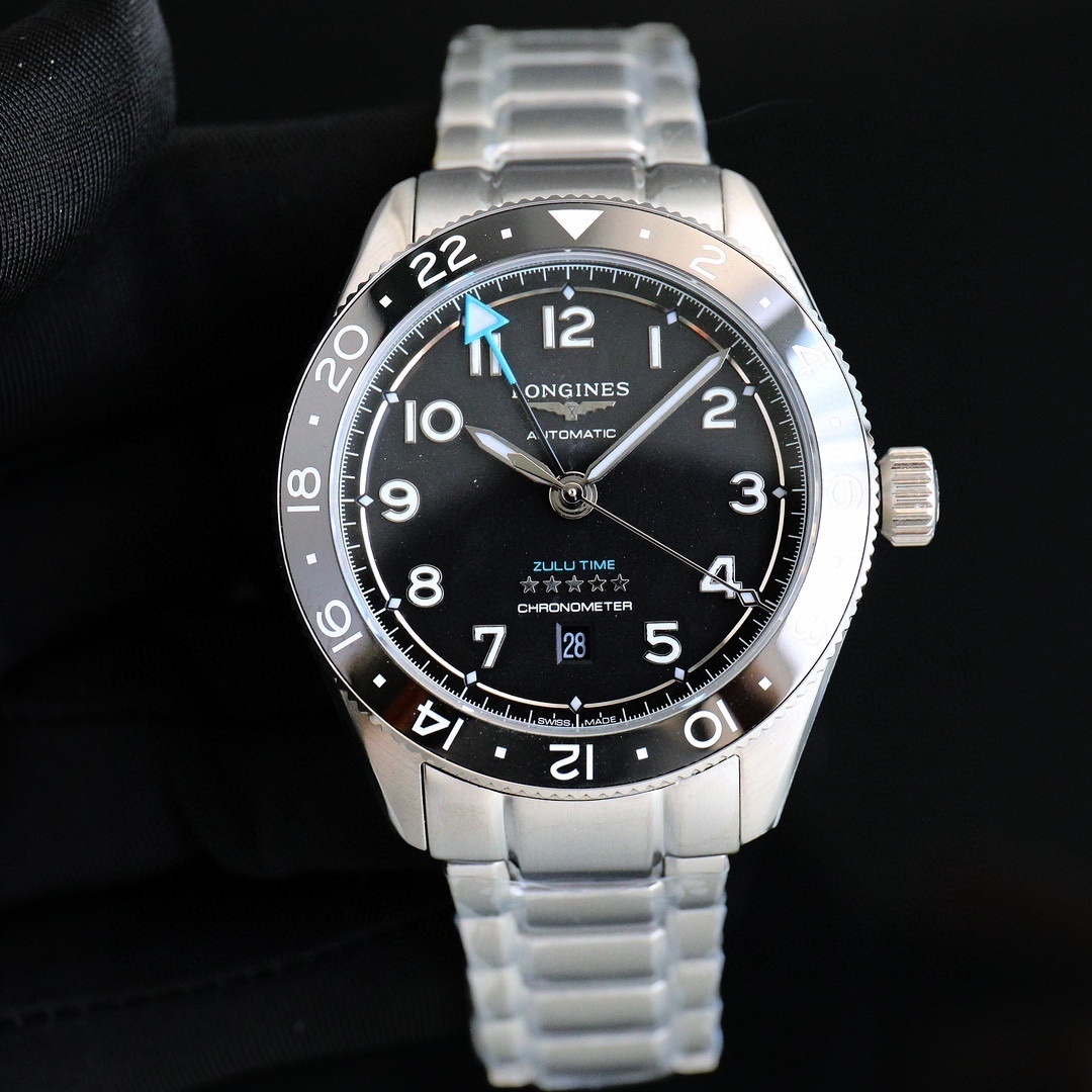Longines Spirit Zulu Time L38124536 42 mm