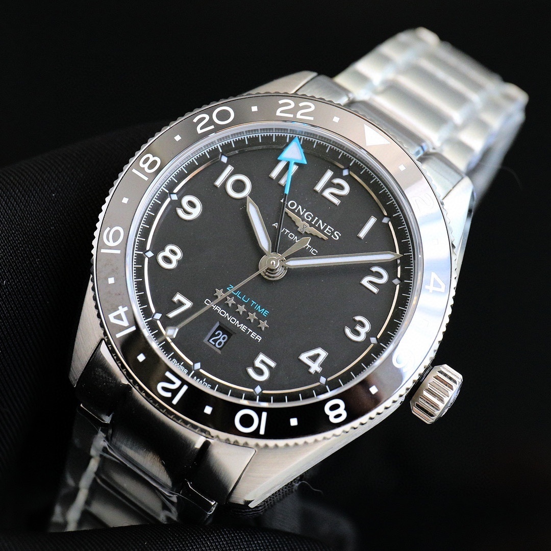 Longines Spirit Zulu Time L38124536 42 mm